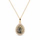 Jewelry set “Celestial Drop” (Rose Patina) dazzling with Crystals by Swarovski®