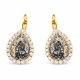 Jewelry set “Celestial Drop” (Rose Patina) dazzling with Crystals by Swarovski®
