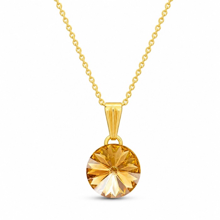 Papuošalų rinkinys moterims „Clarice II (Golden Shadow)“ su Swarovski® kristalais