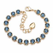 Apyrankė moterims DiamondSky „Classic III (Graphite)“ su Swarovski kristalais