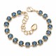 Bracelet “Classic III” (Graphite) dazzling with Crystals by Swarovski®