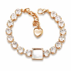 Apyrankė moterims DiamondSky „Carmen“ su Swarovski karoliukais