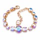 Браслет "Ослепительный Блеск II (Aurora Borealis)" с кристаллами Swarovski®