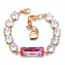 Apyrankė moterims DiamondSky „Venus (Rose)“ su Swarovski kristalais