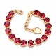 Браслет "Классика (Ruby)" с кристаллами Swarovski®