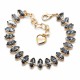 Apyrankė moterims DiamondSky „Ornella II (Silver Night)“ su Swarovski kristalais