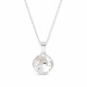 Sidabrinis pakabukas „Glare II“ su Swarovski® kristalais