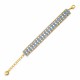 Bracelet “Celestial Whisper (Air Blue Opal)” (Light Sapphire Opal) with Preciosa® crystals