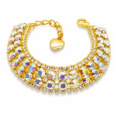 Apyrankė moterims DiamondSky „Dangiškas Šnabždesys (Aurora Borealis)“ su Preciosa® kristalais