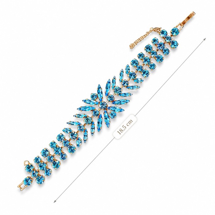 Bracelet “Crystal Temptation” (Aqua Bohemica) with Preciosa® crystals