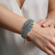 Bracelet “Crystal Temptation” (Aqua Bohemica) with Preciosa® crystals