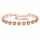 Браслет "Классика III (Golden Shadow)" с кристаллами Swarovski®