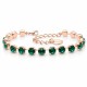 Apyrankė moterims DiamondSky „Klasika III (Emerald)“ su Swarovski kristalais