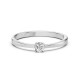 14K White Gold Diamond Ring “Solitaire XXII”