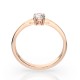 14K Red Gold Diamond Ring “Classic XXXI”