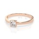 14K Red Gold Diamond Ring “Classic XXXI”