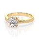 14K Yellow Gold Diamond Ring “Classic XXVI”