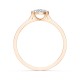 14K Red Gold Diamond Ring “Night Sky”