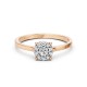 14K Red Gold Diamond Ring “Night Sky”