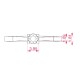 14K Yellow Gold Diamond Ring “Odeon II”