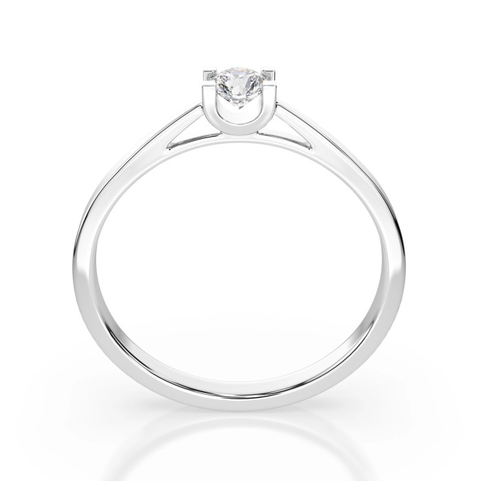 14K White Gold Diamond Ring “Odeon III”