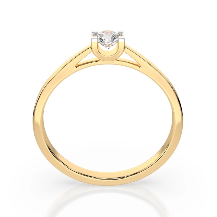 14K Yellow Gold Diamond Ring “Odeon II”