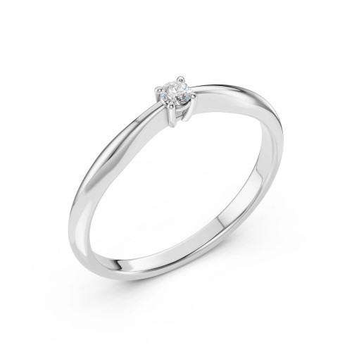 14K White Gold Diamond Ring “Odessa IX”