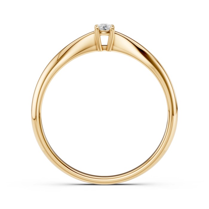 14K Yellow Gold Diamond Ring “Odessa VIII”