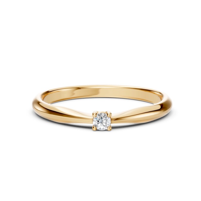 14K Yellow Gold Diamond Ring “Odessa VIII”