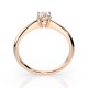 14K Red Gold Diamond Ring “New Classic XXVI”