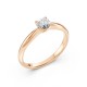 14K Red Gold Diamond Ring “Nova Classica XXIII”