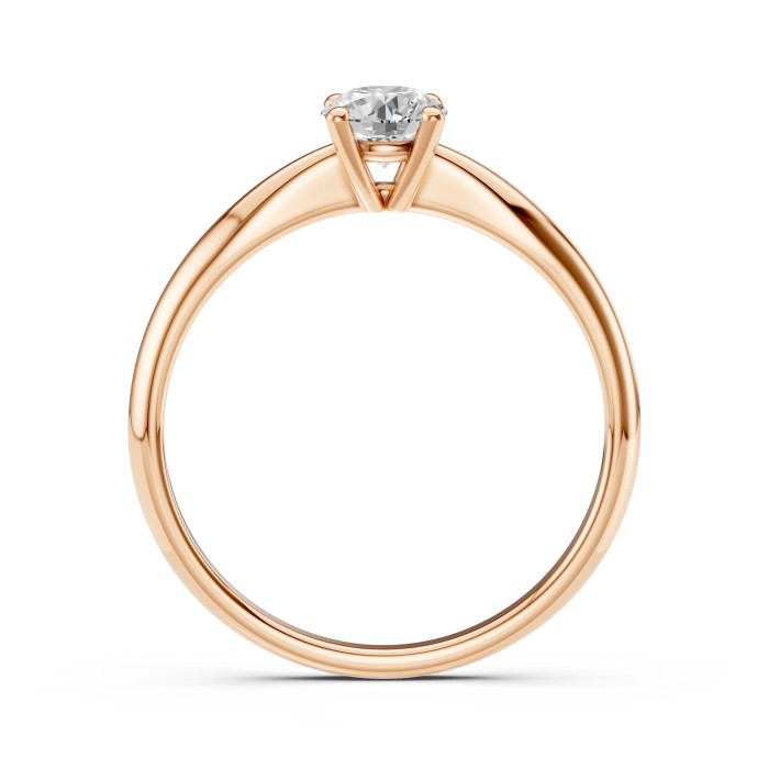 14K Red Gold Diamond Ring “Nova Classica XXIII”
