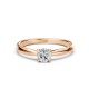14K Red Gold Diamond Ring “Nova Classica XXIII”