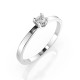 14K White Gold Diamond Ring “Clarity IX”