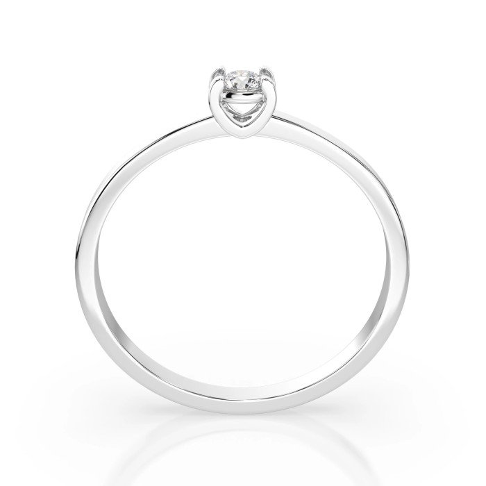 14K White Gold Diamond Ring “Clarity IX”