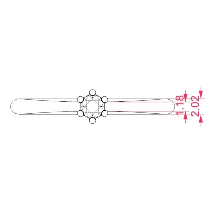 14K Yellow Gold Diamond Ring “Odessa V”