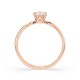 14K Red Gold Diamond Ring “Solitaire XXIX”