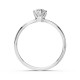 14K White Gold Diamond Ring “Solitaire XXVIII”