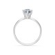 14K White Gold Diamond Ring “Solitaire XXV”