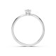 14K White Gold Diamond Ring “Crown VIII”