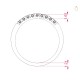 14K White Gold Diamond Ring “Ariadne XII”