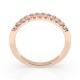 14K Red Gold Diamond Ring “Ariadne VII”