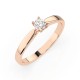 14K Red Gold Diamond Ring “New Classic VIII”