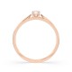 14K Red Gold Diamond Ring “New Classic VIII”