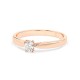 14K Red Gold Diamond Ring “New Classic VIII”