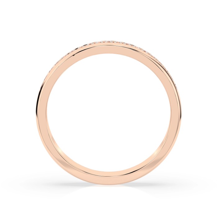 14K Red Gold Diamond Ring “Tokyo LX”