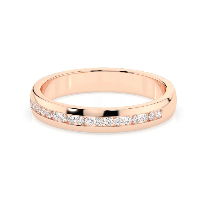 14K Red Gold Diamond Ring “Tokyo LX”