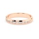 14K Red Gold Diamond Ring “Tokyo LX”