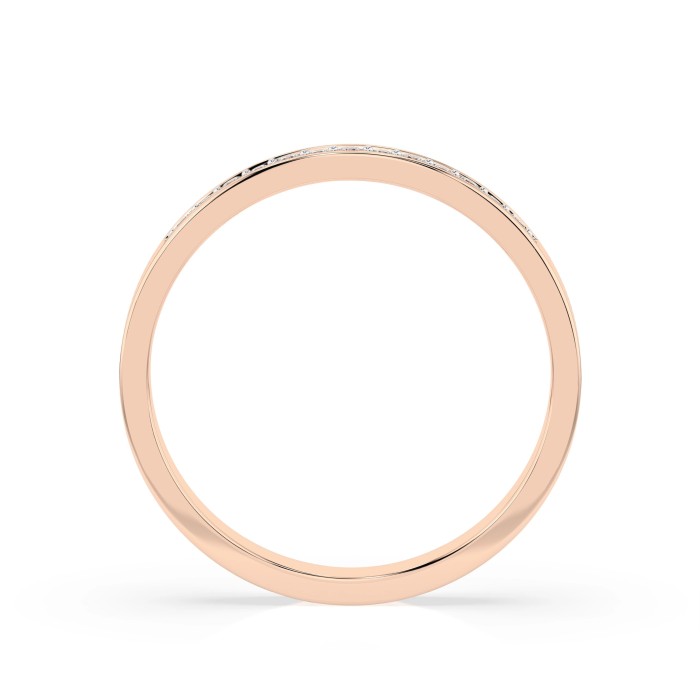14K Red Gold Diamond Ring “Tokyo LIV”