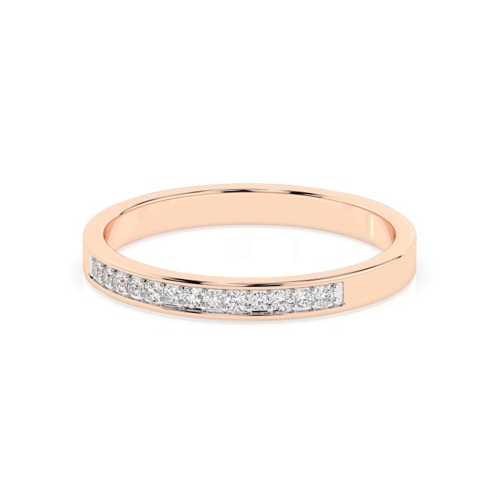 14K Red Gold Diamond Ring “Tokyo LIV”